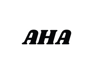 AHA LOGO DESIGN VECTOR TEMPLATE