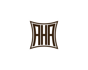AHA LOGO DESIGN VECTOR TEMPLATE