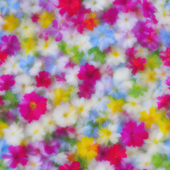 Fototapeta na wymiar flowers. Abstract seamless pattern. AI generated.