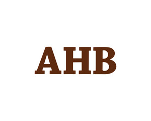 AHB LOGO DESIGN VECTOR TEMPLATE