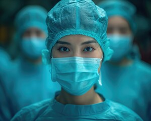 medical team in operating room  surgery