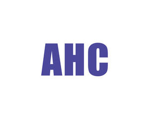 Fototapeta premium AHC LOGO DESIGN VECTOR TEMPLATE