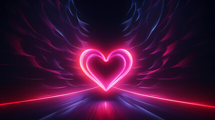 Valentine's Day background with hearts, love and romance background