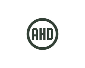 AHD LOGO DESIGN VECTOR TEMPLATE
