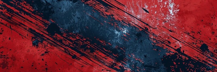 Edgy red and black grunge design for a dynamic poster and web banner, perfect for extreme sportswear, racing, cycling, football, motocross, basketball, gridiron, and travel