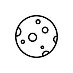 space sky icon logo design vector