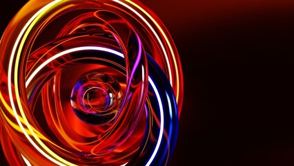 Abstract shinny glow glass background wallpaper