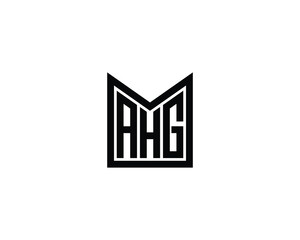 Obraz premium AHG LOGO DESIGN VECTOR TEMPLATE
