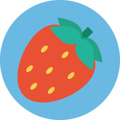 illustration of a strawberry. love and romance icon vector. valentine's day vector icon. heart icon transparent background. friendship, affection, appreciation, devotion, emotion symbol and icon