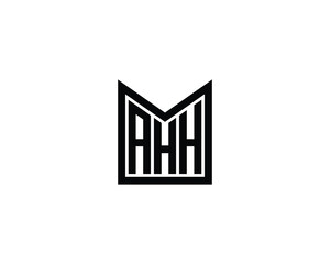 Obraz premium AHH LOGO DESIGN VECTOR TEMPLATE