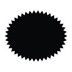 Set of vector starburst, sunburst badges. Different color. Simple flat style Vintage labels. Colored stickers. 66.11.