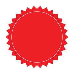 Set of vector starburst, sunburst badges. Different color. Simple flat style Vintage labels. Colored stickers. 66.11.