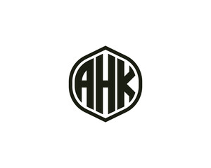 AHK logo design vector template