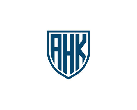 AHK logo design vector template