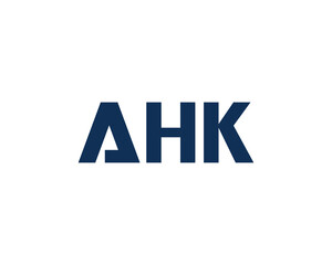 AHK logo design vector template