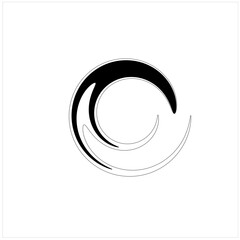 abstract vector logo design