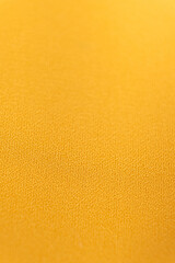 Polyester synthetic fabric, macro fiber yellow fabric, selective focus
