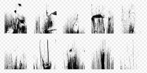 Rough Grain Texture Overlays in Vector format for Distressing and Adding Texture