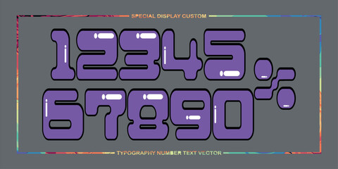 assorted digital custom vector numbers. minimum. Color gradation. Dark. Banner Network. 3d effect. Design. futuristic. Paper cut or effect. Luxury. Premium. 192