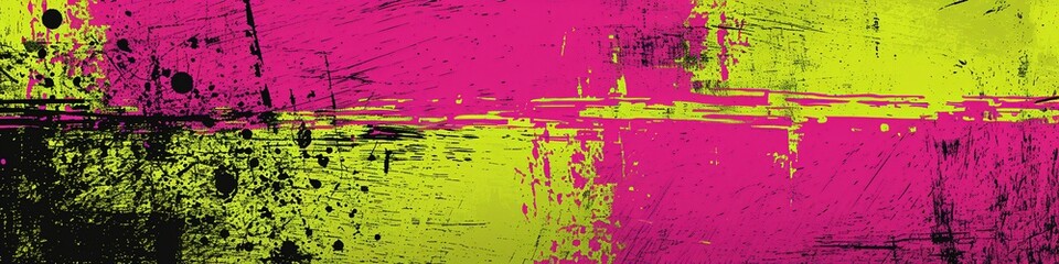 Dynamic neon pink and purple grunge texture artwork for impactful poster and web banner applications in extreme sportswear, racing, cycling, football, motocross, basketball, gridiron, and travel