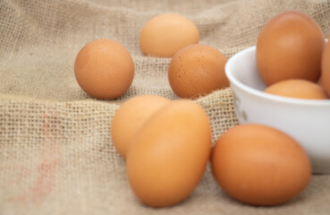 Eggs, Group of chicken eggs, Hen / chicken eggs.