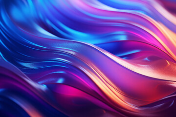 Abstract elegant modern futuristic background blue purple gradient texture, reflecting shiny colors, gradient waves, silk and satin, very colorful
