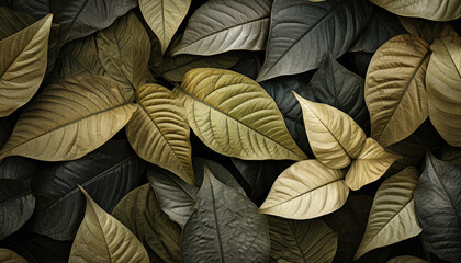 Abstract leaves texture background