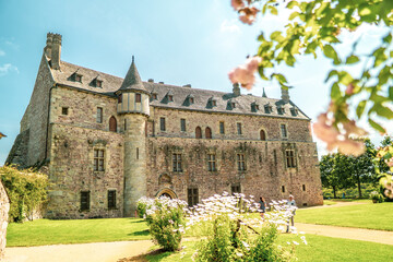 Fototapeta na wymiar Chateau breton, de La Roche Jagu