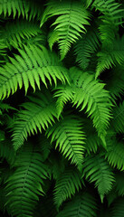 Fototapeta na wymiar Abstract green fern texture background