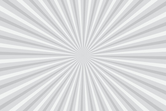 Abstract grey background with sun ray. Summer vector illustration