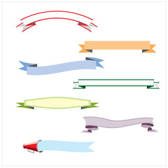 Obraz premium set of ribbons