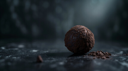 Solitary Chocolate Truffle