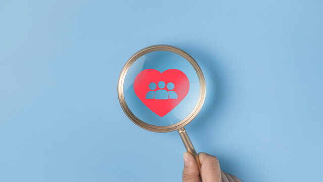 Customer experience and customer loyalty concept. Customer relationship management (CRM). Developing strategies to create relationships with happy customers and build trust best service.