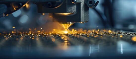 Metal printing platform using laser sintering technology for progressive additive manufacturing.