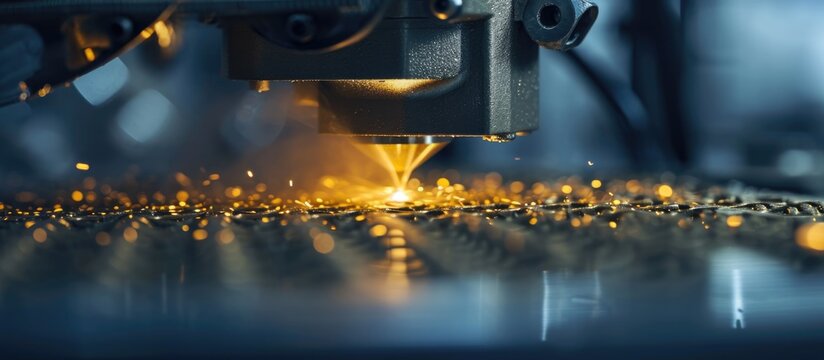Metal printing platform using laser sintering technology for progressive additive manufacturing.