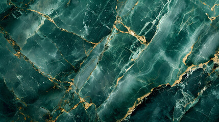 Turquoise Green marble texture background, natural Emperador stone, exotic breccia marbel - obrazy, fototapety, plakaty