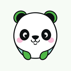 Fototapeta premium panda bear cartoon