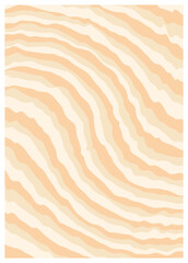 Twisted and distorted vector groovy hippie background. Waves, swirl, twirl pattern. Retro backgrounds in psychedelic style. Vector illustration