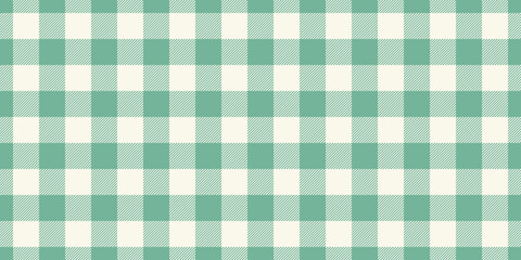 Brazil vector texture background, scratched fabric check tartan. Up seamless plaid pattern textile in mint and old lace colors.