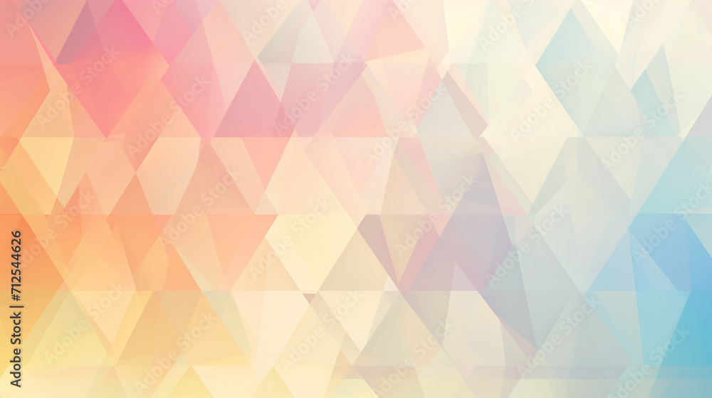 Poster abstract geometric background, colorful digital facet design in the shape of sound waves or mountain