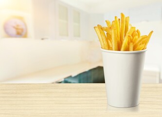 French fries tasty fried potato