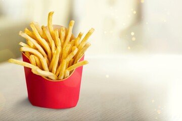 French fries tasty fried potato