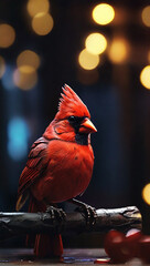 A Cardinal ornate Cleancore Gamercore ai generative photo