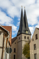 City church of St. Christopher in Egeln, Saxony-Anhalt, Germany