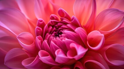  a close up of a pink flower with lots of petals on the center of the flower and the center of the petals in the center of the flower.