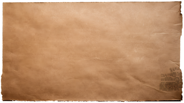 Old cardboard paper for using as a text box