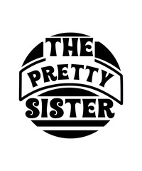 the pretty sister svg