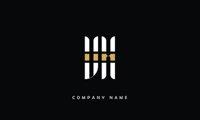VH, HV, V, H Abstract Letters Logo Monogram