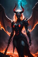 Naklejka premium devil