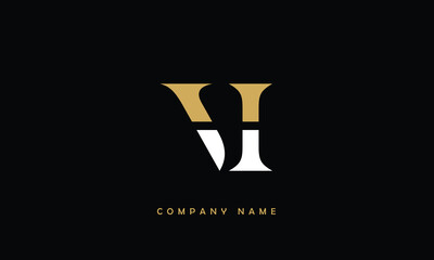 VI, IV, V, I Abstract Letters Logo Monogram